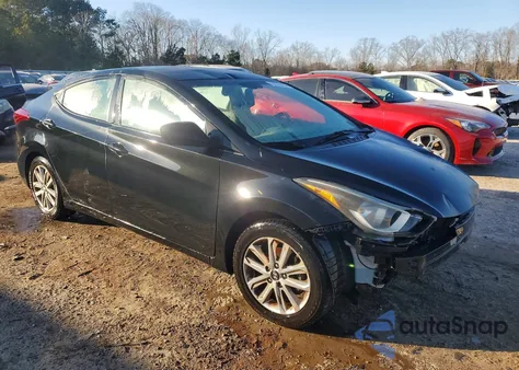2014 Hyundai Elantra Se from USA, damaged, VIN 5NPDH4AE4EH469890